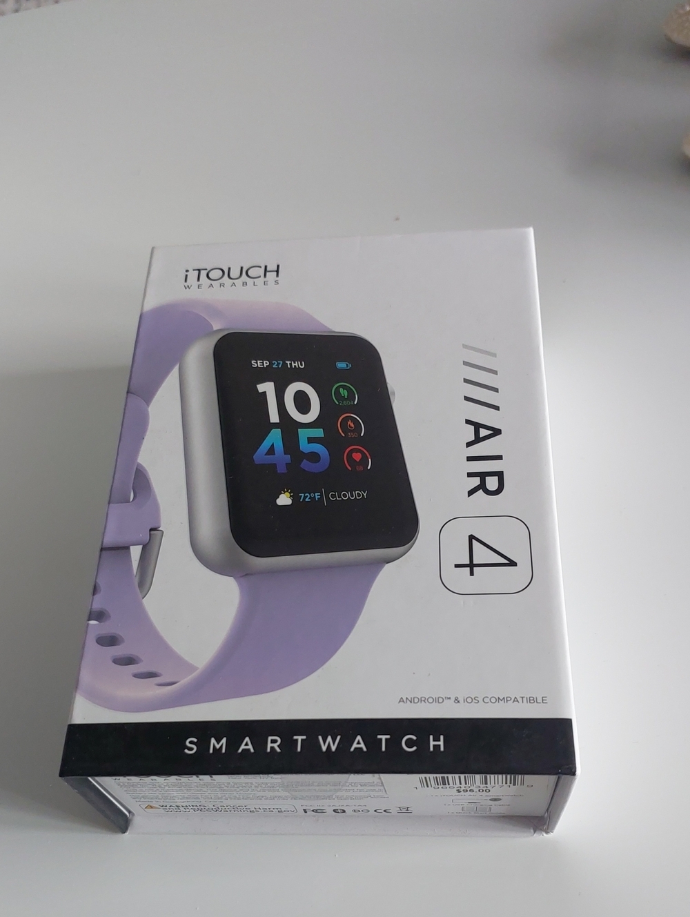 Air 4 Smartwatch - Lavender
